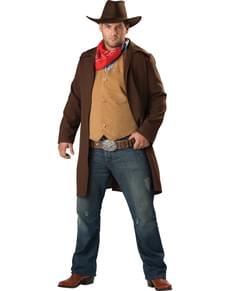 Men's Plus Size Brave Cowboy Costume