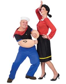 Man's Popeye the Sailor Man Costume