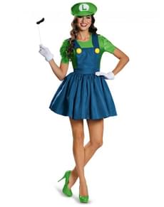 Woman's Sparkly Luigi Costume