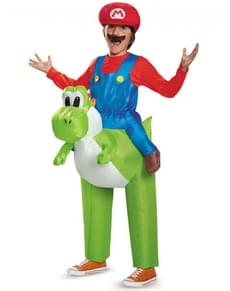 Boy's Ride On Yoshi Mario Bros Costume