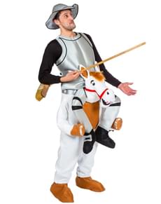 Don Quijote til hest kostume til mænd