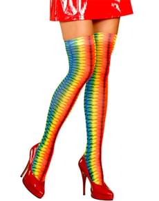 Woman's Multi-coloured Hippy Tights