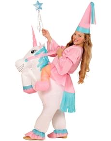 Girl's In My Unicorn's Saddle Costume