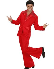 Man's Red Disco Suit