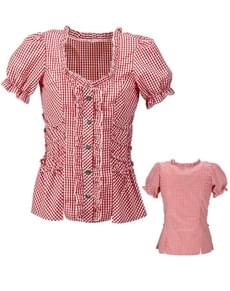 Woman's Plus Size Checked Oktoberfest Shirt