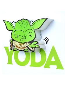 Lampada da muro 3D Yoda cartoon Star Wars