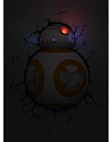Lampada da muro 3D BB-8