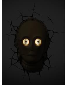 Lámpara decorativa 3D C3PO