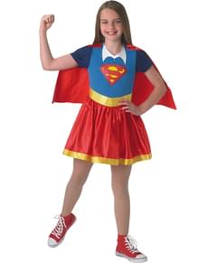 Classic Supergirl costume for a girl
