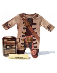 Baby's Treasure-Seeking Pirate Pyjama Bodysuit