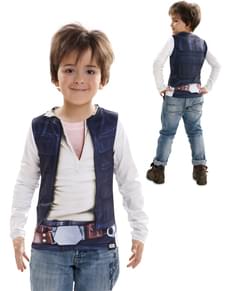 Camiseta de Han Solo hiperrealista para niño