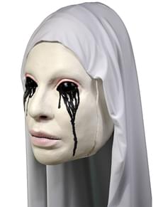 Hvit Nonne American Horror Story Asylum Maske for Voksne