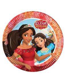 Set of 8 23cm Elena of Avalor Plates