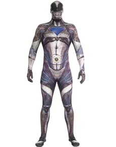 Morphsuit sort Power Ranger Movie kostume til voksne