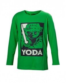 Yoda mit Laserschwert T-Shirt für Kinder aus Star Wars