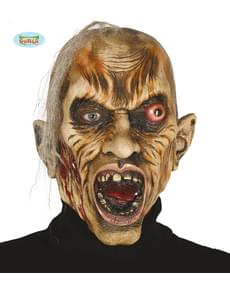 Mask zombie utstående öga i latex för vuxen