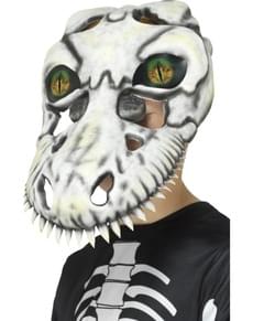 Masque tête de mort tyrannosaure Rex enfant