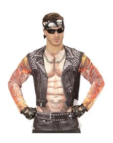 Déguisement motard rebelle homme