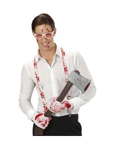 Kit déguisement psychopathe en sang