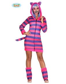 Déguisement chat à rayures femme