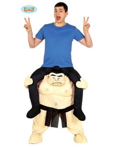 Déguisement sumo ride on adulte